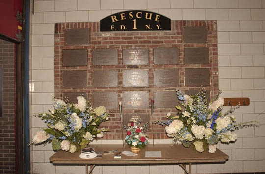 Rescue 1 Wall of Honor