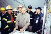 Commander in Chief at the Command Post.