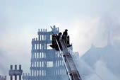 Tower Ladder operating at WTC