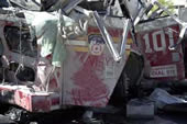 Crushed apparatus.