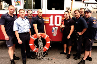 Firefighters Make Hudson River Rescue