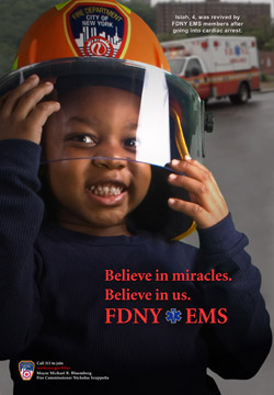 FDNY Unveils 2008 EMS Week Poster