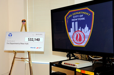 The grant will support the FDNY's Audio/Visual unit, which produces training videos for FDNY members.