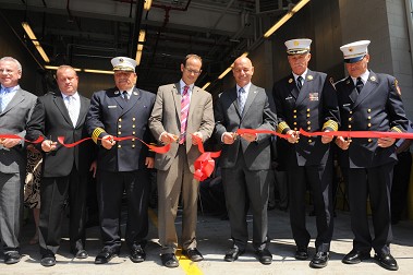 The ribbon is cut on the new Station 27.