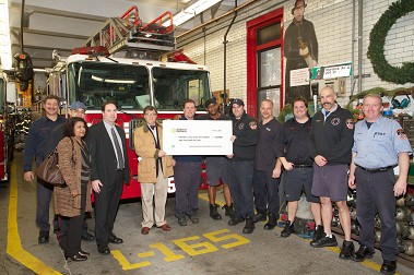 Firefighter Donates Winnings from Cookoff to Burn Center