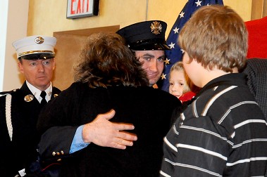 Firefighters Honored for Donating Bone Marrow, One Reunited with Recipient