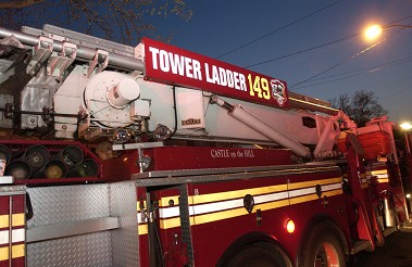 Ladder 149's apparatus