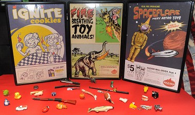 A few novelty lighters and advertisements. The FDNY and other advocates are urging lawmakers to ban the sale of such products in New York.