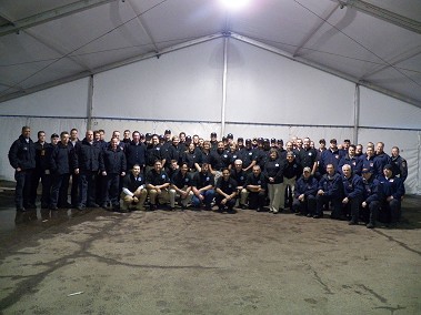 The FDNY and Lone Star State IMTs. Photo courtesy of April Saginor, Lone Star State IMT Public Information Officer.