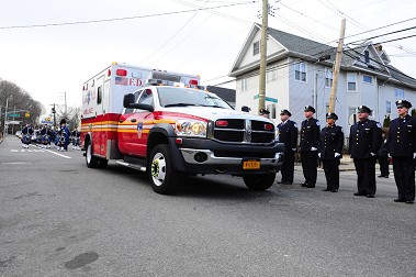 Numerous FDNY members gathered at Staten Island’s Our Lady of Good Counsel on Feb. 22, for the funeral of Tim McCormick, a dedicated Indianapolis EMT from Staten Island.