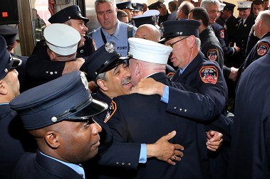 Past and present members attended the ceremony.