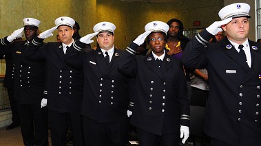 The newly promoted captains.