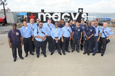The Fire Prevention Inspectors who worked on the barges on July 4.