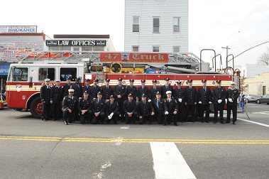 The members of Ladder 47.