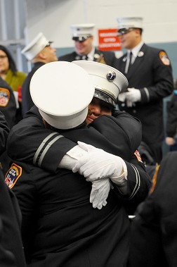 The new captains and lieutenants will be assigned to units throughout the five boroughs.