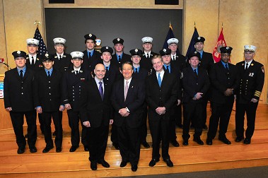 The FDNY members who donated bone marrow in 2013.