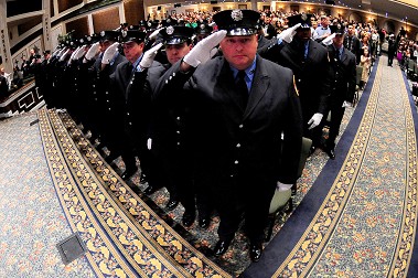 The 49 promoted members will be assigned to units throughout the five boroughs.