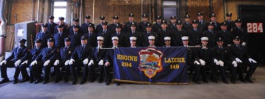 The members of Engine 284/Ladder 149