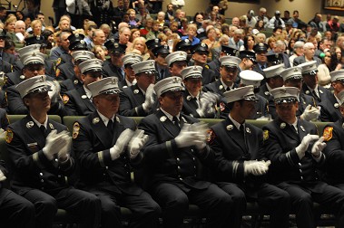 The newly promoted members will be assigned to units throughout the five boroughs.