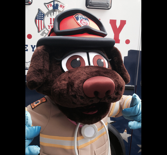 EMT Siren, FDNY’s New Life Safety Mascot