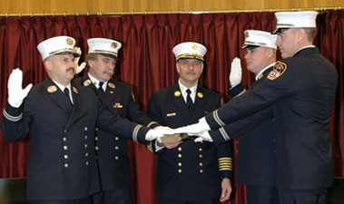 Fire Promotions Ceremony