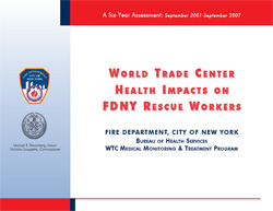 World Trade Center Health Impacts on FDNY Rescue Workers Cover