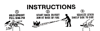 PASS - Pull, Aim, Squeeze, and Sweep Instructions