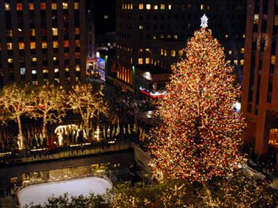 Christmas Tree Lighting at Rockefeller Center November 29, 2006