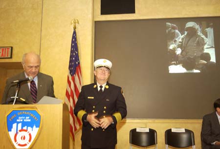 Firefighter Gregg J. Magi promoted to Lieutenant via phone from Iraq