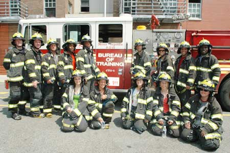 Media Day at the Fire Academy