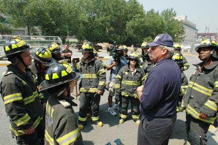 Media Day at the Fire Academy