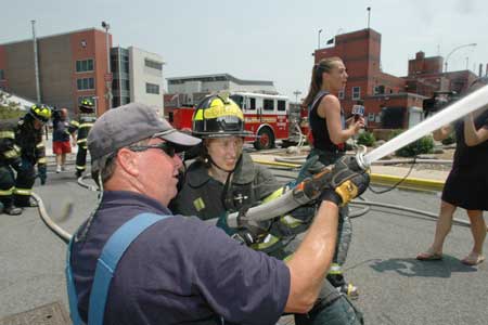Media Day at the Fire Academy
