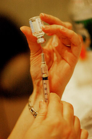 simulated vaccine photo