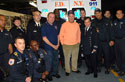 Mayor Bloomberg visits EMS Station 14 on Thanksgiving Morning
