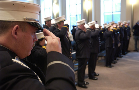 26 fire and EMS members were promoted in a ceremony on February 11.