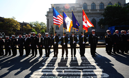 Hundreds of family, friends and coworkers gathered to remember EMT Jason Ruiz of Station 35 at his funeral in Brooklyn.