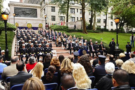 More than 8,000 members attended the FDNY�s annual Memorial Day ceremony in upper Manhattan.