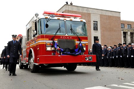 Probationary Firefighter Jamel M. Sears was at the FDNY Training Academy when he collapsed on Nov. 10. He died the following evening at Mt. Sinai Hospital.