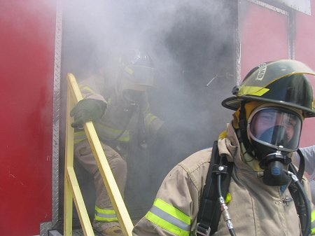 Students got a taste of what it was like to be a firefighter at the Phoenix Camp.