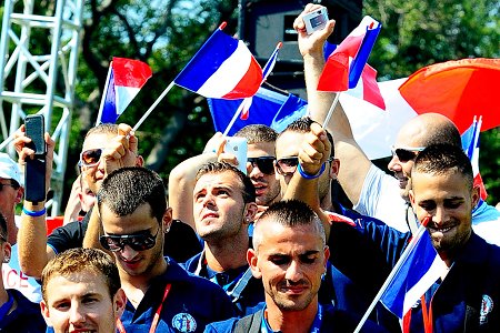 More than 75 countries are represented at the Games.