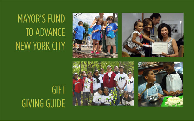 Mayor's Fund to Advance New York City - 2012 Gift Giving Guide