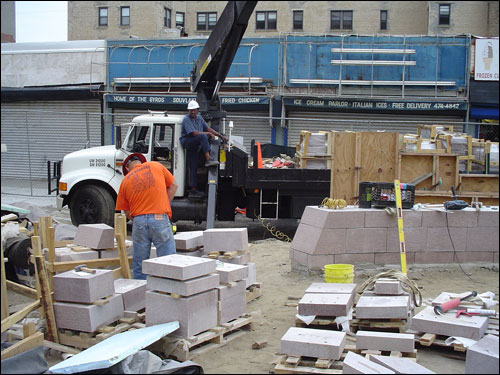 Flight 587 Memorial Construction