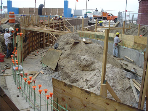 Flight 587 Memorial Construction