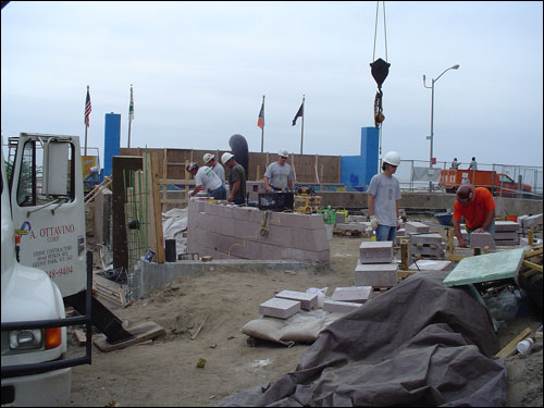 Flight 587 Memorial Construction