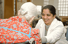 Photo of Nurse with Patient
