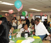 Baby shower at Bellevue Hospital