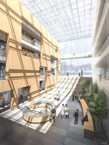 Harlem Pavilion Atrium - Artist's Rendering