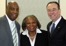 Hank Carter, Chairman and Founder of WCI; Lynda Curtis, HHC Senior Vice President, and Alan Aviles, HHC President Hank Carter, Chairman and Founder of WCI; Lynda Curtis, HHC Senior Vice President, and Alan Aviles, HHC President