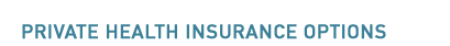 Private Health Insurance Options