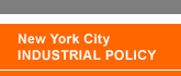 New York City INDUSTRIAL POLICY